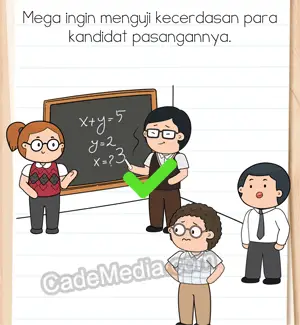 Kunci Jawaban Brain Test 2 Pesta Perpisahan Sekolah Level 13