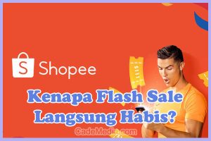 Penyebab Kenapa Flash Sale Shopee Langsung Habis dan Tips Supaya Bisa Beli barang Flashsale