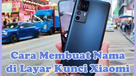 Cara Membuat Nama di Layar Kunci HP Xiaomi Redmi 9, 9C, 9A, 10C