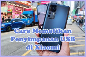 Cara Mematikan Penyimpanan USB di HP Xiaomi Redmi 9A, 6A, 5A