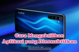 Cara Mengaktifkan Aplikasi yang Dinonaktifkan di HP Realme