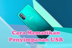 Cara Mematikan Penyimpanan USB di HP Infinix Hot 8, Hot 10