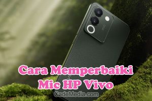 Cara Memperbaiki Microphone HP Vivo Y30, Y12, Y53, Y21