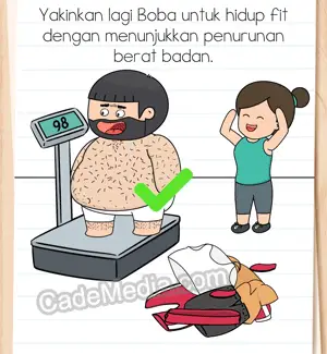 Kunci Jawaban Brain Test 2 Fitnes Sehat Boba Level 12